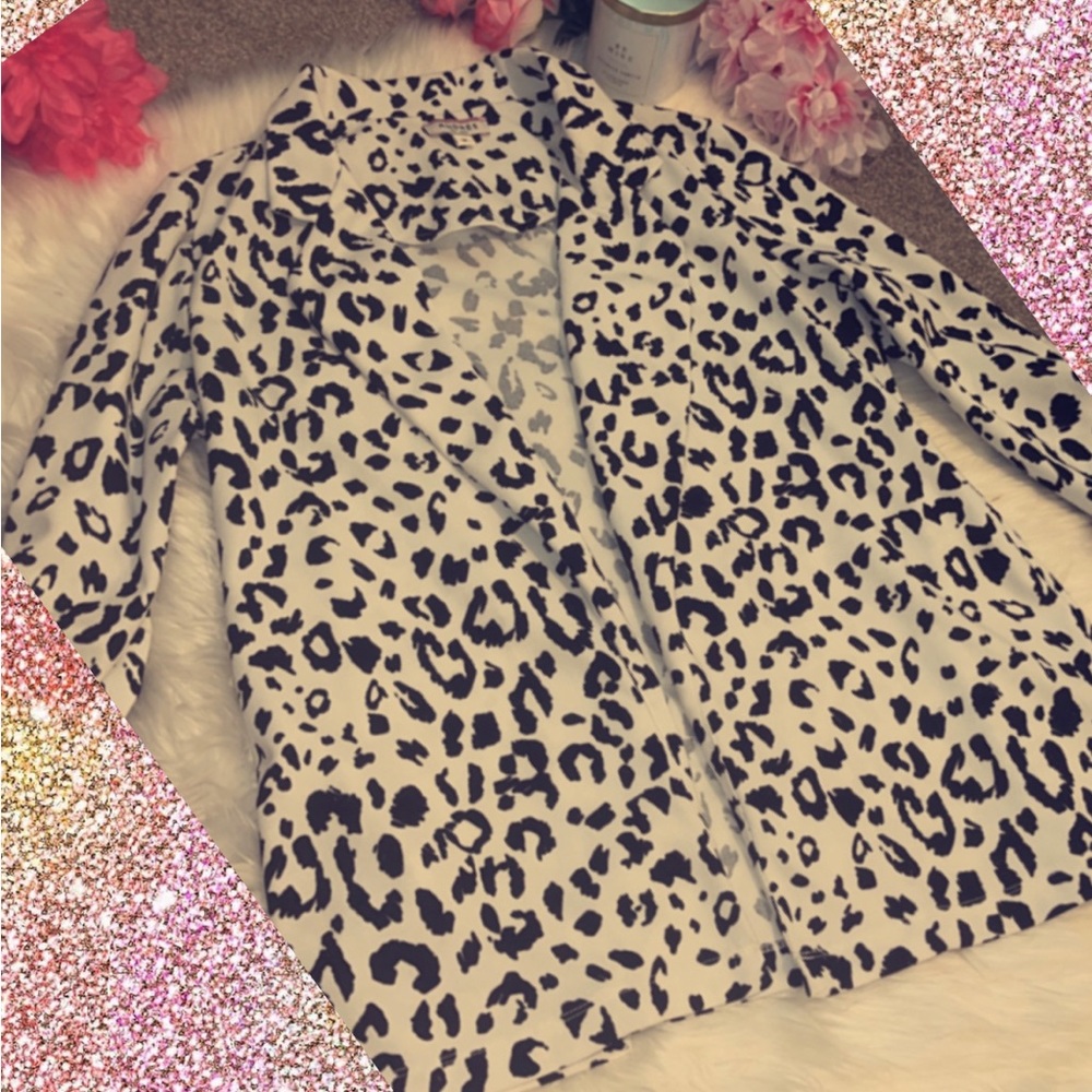 Oversized Blazer - Cheetah / Leopard Print Blazer